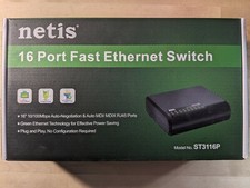 Netis 16 Port Fast Ethernet Switch - Open Box picture