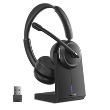 Wireless Headset with Mic for Work, Bluetooth Headset with Microphone (Noise ... picture