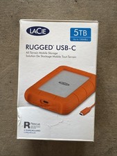 Lancie Rugged 5TB External Hard Drive USB-C  130mb/s Upload Speed picture