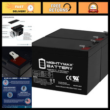 12V 9AH Rechargeable Battery for APC Back-UPS Pro 1500 - 2 Pack, UPS Backup Powe picture