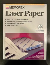 Memorex Laser Paper 250 8 1/2