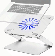 SOUNDANCE Aluminum Laptop Cooler Stand Fan USB Hub for 17