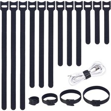 200PCS Reusable Cable Ties Wire Ties Cord Organizer Cable Organizer Adjustable picture