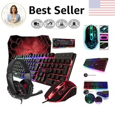 Complete Gaming Setup: Hornet RX-250 Wired RGB Keyboard, Mouse & Headset Bundle picture