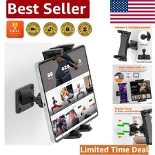 Stylish 360° Rotation Tablet Wall Mount for 4.7-12.9” Devices - Secure & Sleek picture