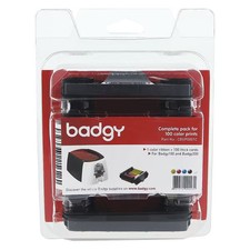 Badgy Card Printer,Color,8 in. H CBGP0001C Badgy CBGP0001C 814018010216 YMCKO picture