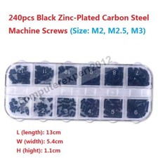 240pcs Laptop Notebook Computer Screws For HP Dell IBM Lenovo Samsung MSI Asus picture