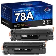 Uniwork 78A Black Compatible Toner Cartridge 2-Pack picture