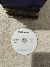 Intuit Quickbooks Desktop Payroll 2021 - CD ONLY IN GOOD CONDITION picture
