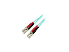 StarTech.com 450FBLCLC5 Aqua OM4 Duplex Multimode Fiber  16 ft / 5m  100 Gb picture