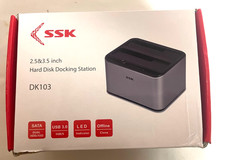 SSK Dual Bay Hard Disk Docking Station for 2.5