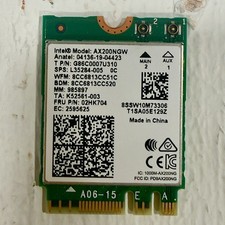 Intel AX200NGW WiFi 6 + Bluetooth 5.0 M.2 NGFF Card – FRU 02HK704 – Tested picture