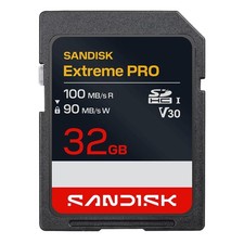 Sandisk SDSDXXO-032G-GSCIN Extreme Pro Sdxc Memory Card 32gb Uhs-i V30 100mb/s picture
