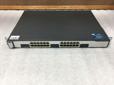 Cisco Catalyst 3750 Series WS-C3750G-24T-S 24-Port Gigabit Managed Switch TESTED picture