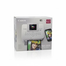 Canon SELPHY CP910 Wireless WiFi Compact Photo Printer White Tested Powers On Bo picture