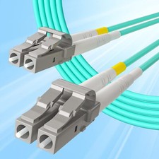 OM3 LC to LC Fiber Optic Patch Cable Multi-Mode Jumper Duplex 0.2 ~ 100 meters picture