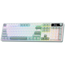 Wireless 104Key Gasket Gaming Keyboard with Screen and Knob Features picture