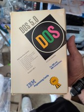 IBM DOS 5.0 Boxed Operating System Software 3.5