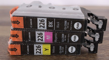 Canon CLI-226 Ink Cartridge Set BK, Y, M, Genuine OEM New Sealed No Box picture