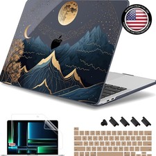 Laptop Case 13 Inch MacBook Pro 2020 2021 2022 Hard Shell Keyboard Cover Pack picture
