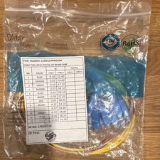 DMSI 12ft SC Single-Mode Fiber Optic Pigtail Cable Yellow 6100012YM49003M picture