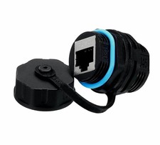 1/4/6 PCS CAT6 RJ45 Panel Mount Coupler Bulkhead Ethernet LAN PassThru Connector picture