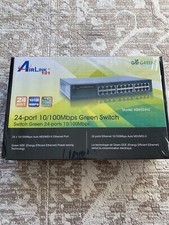 Airlink 101 ASW324V2 24-Port 10/100Mbps Green Ethernet Switch, NEW SEALED picture