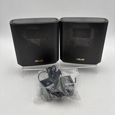 ASUS ZenWiFi XT8 AX6600 Tri-Band WiFi 6 Mesh Router 2.5G WAN Black - Lot Of 2 picture