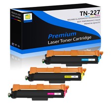3PK TN227 C/M/Y Color Toner Cartridge Fitfor Brother TN-227 DCP-L3510CDW 3550CDW picture