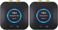 1Mii 2.4GHz Wireless Audio Transmitter Receiver Set for TV, 260Ft/80M Long Range picture