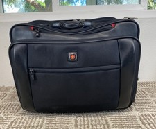 Wenger Swiss Gear Rolling Laptop Briefcase Business Carry On Wheeled Bag Black picture