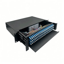 72 Port Drawer ODF Optical Termination Box 144 Core Fiber Patch Panel LC Pigtail picture