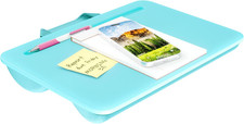 LAPGEAR Compact Lap Desk – Fits up to 15″ Laptops – Aqua Sky – Style No. 43109 picture