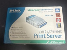 D-Link DP-301P+ Fast Ethernet Parallel Port Print Server Sealed Ethernetwork picture