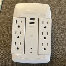 CyberPower P6WSUC 6-Outlet/1-USB-A/1-USB-C 1500 Joules Wall Surge Protector picture