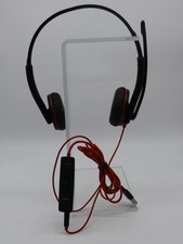 Plantronics Blackwire C3200 Wired USB-A Headset USB 2-Ear Full Head Set Open Box picture