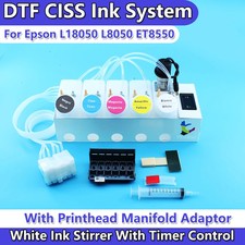 DTF Convert Kit CISS Printhead Adaptor Manifold For L18050 ET8550 XP600 L8050 picture