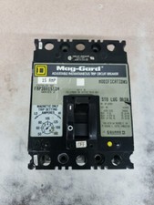Square D FAP3601513M Series 2 15Amp Circuit Breaker Damage Label picture