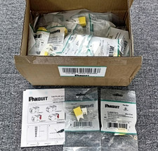OEM Panduit Giga TX Cat6 jack yellow BOX OF 50. CJ688TGYL  US picture