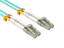 OM4 LC/UPC to LC/UPC Duplex Corning Fiber Optic Cable Multimode 50/ (0.5 m-25 m) picture