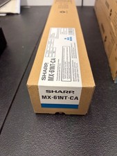 OEM Sharp MX-61NT-CA Cyan Toner Cartridge Brand new in original package picture