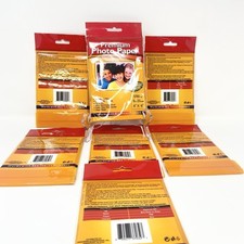 Premium Photo Paper 4x6, 9mil,7 Pack Set , 20 Sheets Each, NOS picture