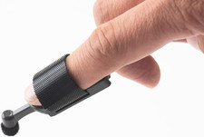 Finger Stylus Adjustable Strap Conductive Fiber Tip for Phone Tablet Black picture