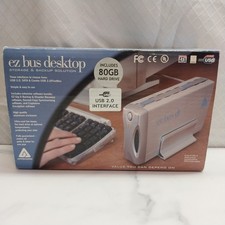 EZ Bus Desktop W/ 80 GB Hard Drive Backup USB 2.0 Interface Apricorn picture