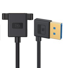 Right Angled DisplayPort 1.4 Ultrafine DP Extension Cable 8K 4K 30cm picture