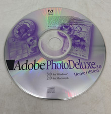ADOBE PHOTOSHOP 3.0 Deluxe CD ROM Disc only 1995 vintage software picture