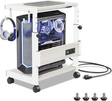 Computer Tower Stand with Charging Station, for Small and Mid-Tower Pcs | Height picture