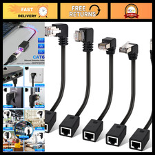 Cat 6 Ethernet Extension Cable 5 Pack, Multiple Angles, RJ45 LAN Patch Cord, FTP picture