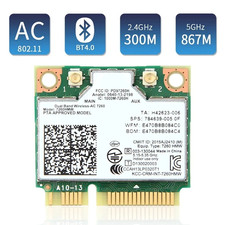 Intel 7260HMW Dual-Band Wireless-AC Card, 802.11ac WiFi + Bluetooth 4.0 for PC picture
