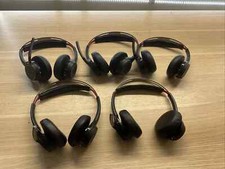5 x POLY  Voyager Focus B825 Wireless Bluetooth Headsets only w/ Charging Cable picture